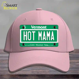 Hot Mama Vermont Novelty License Plate Hat Cotton / Pink