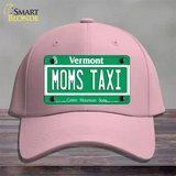 Moms Taxi Vermont Novelty License Plate Hat Cotton / Pink