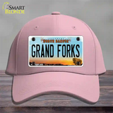 Grand Forks North Dakota Novelty License Plate Hat Cotton / Pink