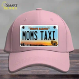 Moms Taxi North Dakota Novelty License Plate Hat Cotton / Pink