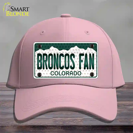 Broncos Fan Colorado Novelty License Plate Hat Cotton / Pink