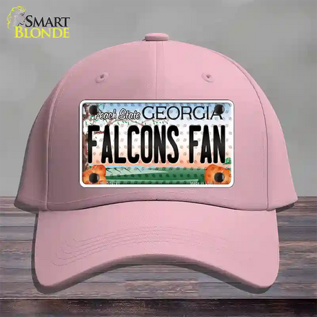 Falcons Fan Georgia Novelty License Plate Hat Cotton / Pink