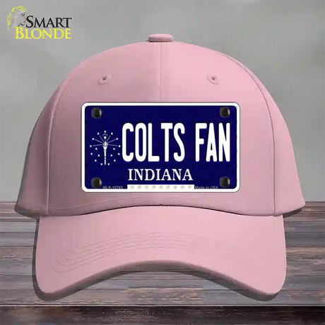 Colts Fan Indiana Novelty License Plate Hat Cotton / Pink