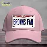 Browns Fan Ohio Novelty License Plate Hat Cotton / Pink