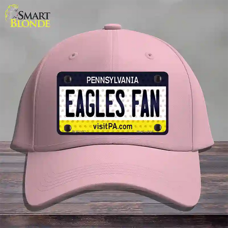 Eagles Fan Pennsylvania Novelty License Plate Hat Cotton / Pink