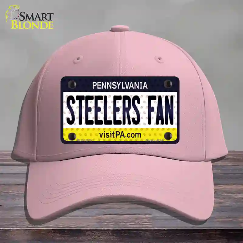 Steelers Fan Pennsylvania Novelty License Plate Hat Cotton / Pink