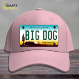 Big Dog Arizona Novelty License Plate Hat Cotton / Pink