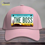 The Boss Arizona Novelty License Plate Hat Cotton / Pink