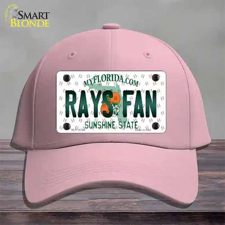 Rays Fan Florida Novelty License Plate Hat Cotton / Pink