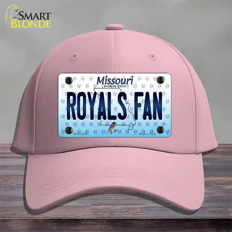 Royals Fan Missouri Novelty License Plate Hat Cotton / Pink