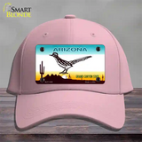 Roadrunner Arizona Novelty License Plate Hat Cotton / Pink