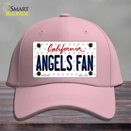 Angels Fan California Novelty License Plate Hat Cotton / Pink