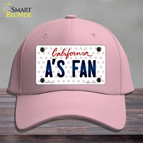 As Fan California Novelty License Plate Hat Cotton / Pink