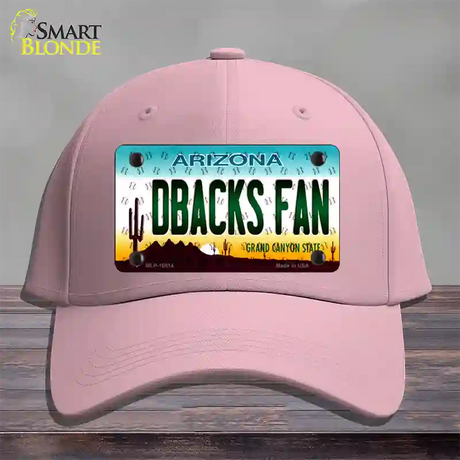 Dbacks Fan Arizona Novelty License Plate Hat Cotton / Pink