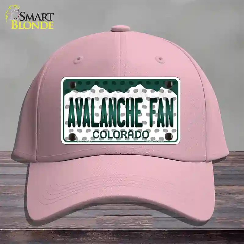 Avalanche Fan Colorado Novelty License Plate Hat Cotton / Pink