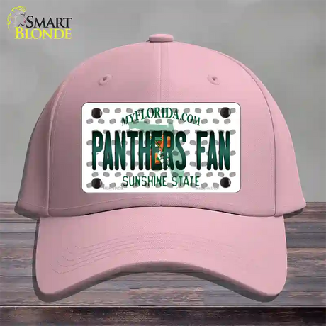 Panthers Fan Florida Novelty License Plate Hat Cotton / Pink