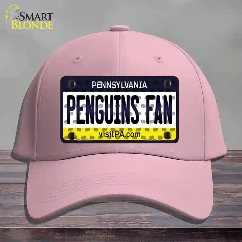 Penguins Fan Pennsylvania Novelty License Plate Hat Cotton / Pink