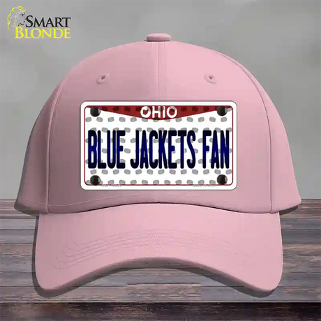 Blue Jackets Fan Ohio Novelty License Plate Hat Cotton / Pink