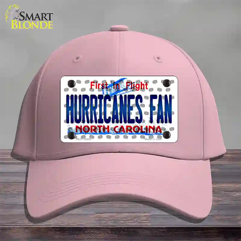 Hurricanes Fan North Carolina Novelty License Plate Hat Cotton / Pink