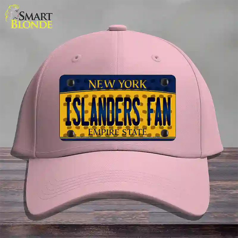 Islanders Fan New York Novelty License Plate Hat Cotton / Pink