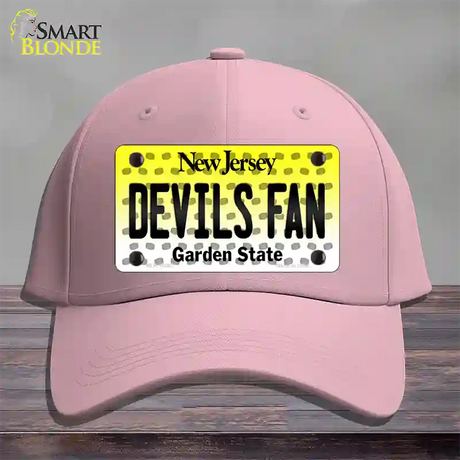 Devils Fan New Jersey Novelty License Plate Hat Cotton / Pink