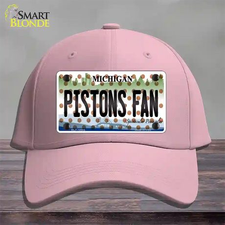 Pistons Fan Michigan Novelty License Plate Hat Cotton / Pink