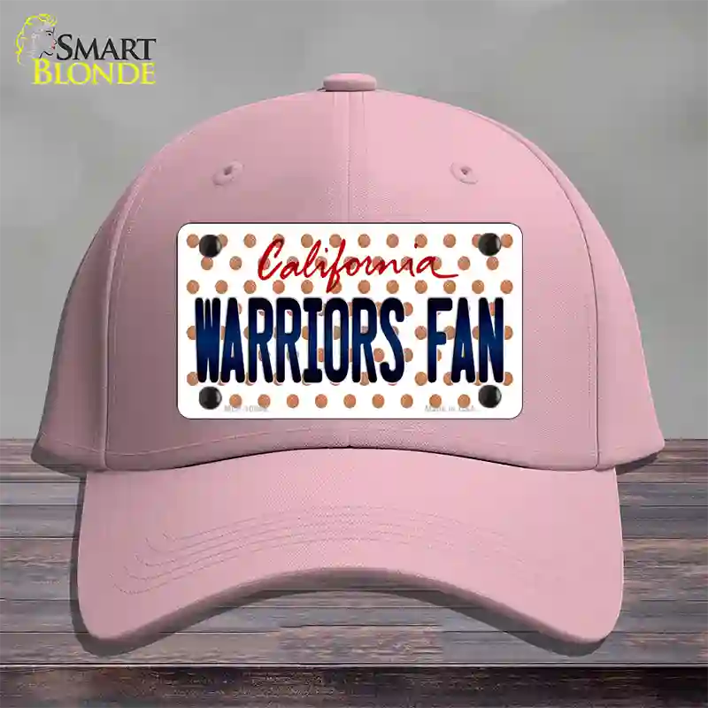 Warriors Fan California Novelty License Plate Hat Cotton / Pink