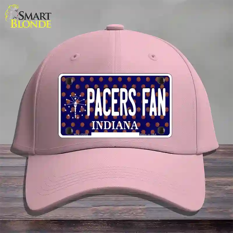 Pacers Fan Indiana Novelty License Plate Hat Cotton / Pink