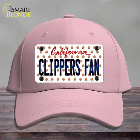 Clippers Fan California Novelty License Plate Hat Cotton / Pink