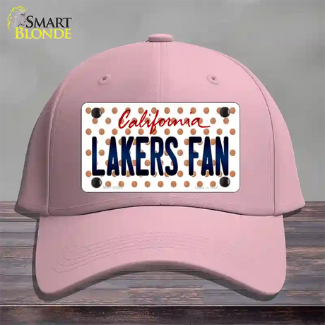 Lakers Fan California Novelty License Plate Hat Cotton / Pink