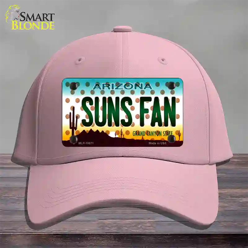 Arizona Suns Fan Novelty License Plate Hat Cotton / Pink