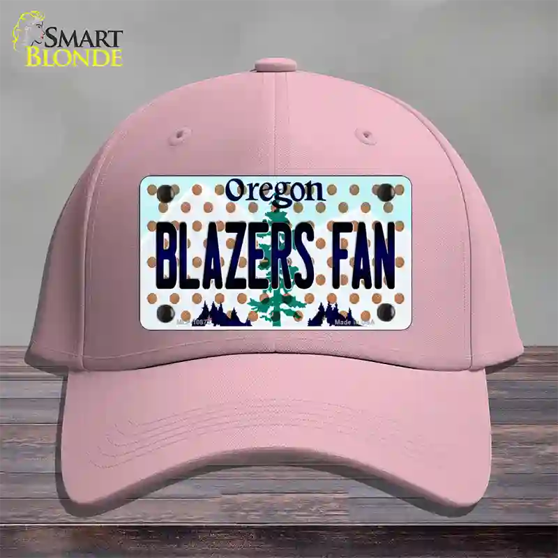 Blazers Fan Oregon Novelty License Plate Hat Cotton / Pink