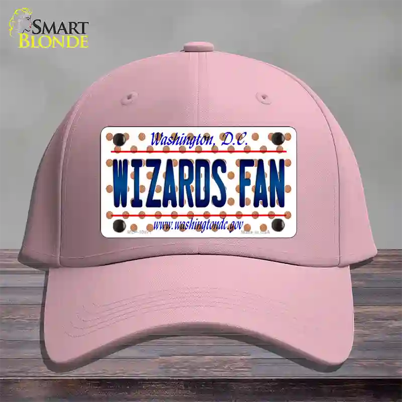 Wizards Fan Washington DC Novelty License Plate Hat Cotton / Pink