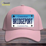 Bridgeport Connecticut Novelty License Plate Hat Cotton / Pink