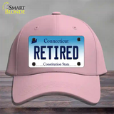 Retired Connecticut Novelty License Plate Hat Cotton / Pink