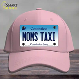 Moms Taxi Connecticut Novelty License Plate Hat Cotton / Pink