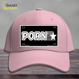 Porn Star Novelty License Plate Hat Cotton / Pink