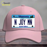 N Joy MN Minnesota Novelty License Plate Hat Cotton / Pink