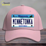 Minnetonka Minnesota State Novelty License Plate Hat Cotton / Pink