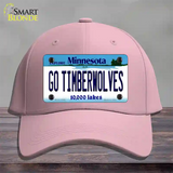 Go Timberwolves Minnesota State Novelty License Plate Hat Cotton / Pink