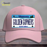 Golden Gophers Minnesota State Novelty License Plate Hat Cotton / Pink