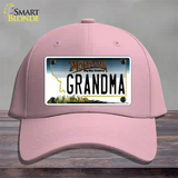 Grandma Montana State Novelty License Plate Hat Cotton / Pink