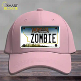 Zombie Montana State Novelty License Plate Hat Cotton / Pink