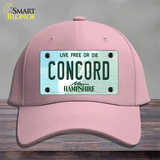 Concord New Hampshire State Novelty License Plate Hat Cotton / Pink