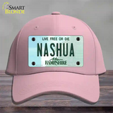 Nashua New Hampshire State Novelty License Plate Hat Cotton / Pink