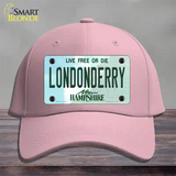 Londonderry New Hampshire State Novelty License Plate Hat Cotton / Pink