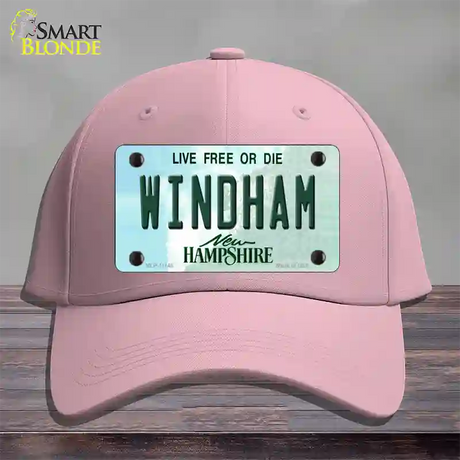 Windham New Hampshire State Novelty License Plate Hat Cotton / Pink