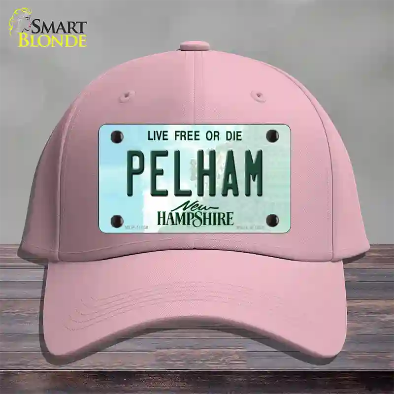 Pelham New Hampshire State Novelty License Plate Hat Cotton / Pink