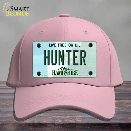 Hunter New Hampshire State Novelty License Plate Hat Cotton / Pink