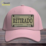 Retirado Novelty License Plate Hat Cotton / Pink